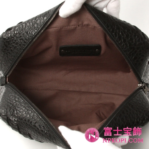 Bottega Veneta/ボッテガ・ヴェネタ カーフレザー セカンドバッグ ブラック 174361VK7821000